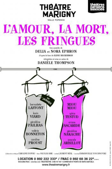 L'Amour, la mort, les fringues au Théâtre Marigny Studio