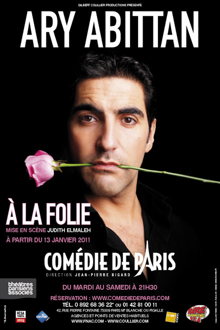 Ary Abittan au Théâtre Comédie de Paris
