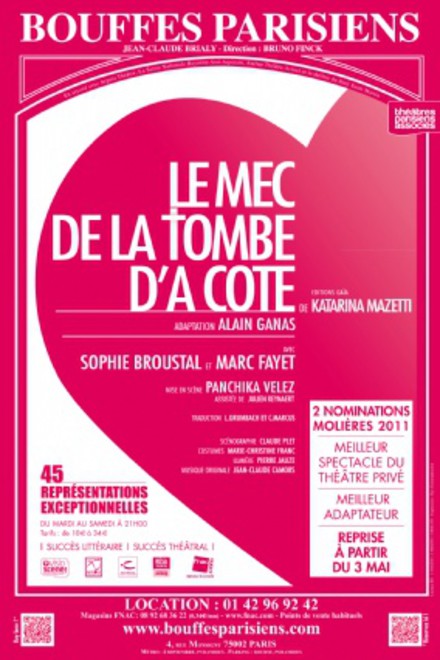 Le Mec de la tombe d'à côté au Théâtre des Bouffes Parisiens