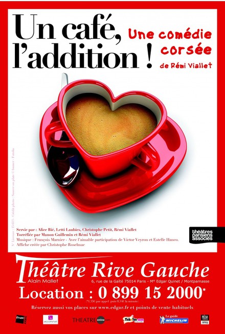 Un café, l'addition! au Théâtre Rive Gauche