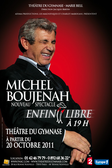 Michel Boujenah, Enfin libre au Théâtre du Gymnase Marie Bell