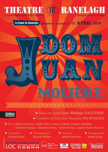 Dom Juan au Théâtre le Ranelagh