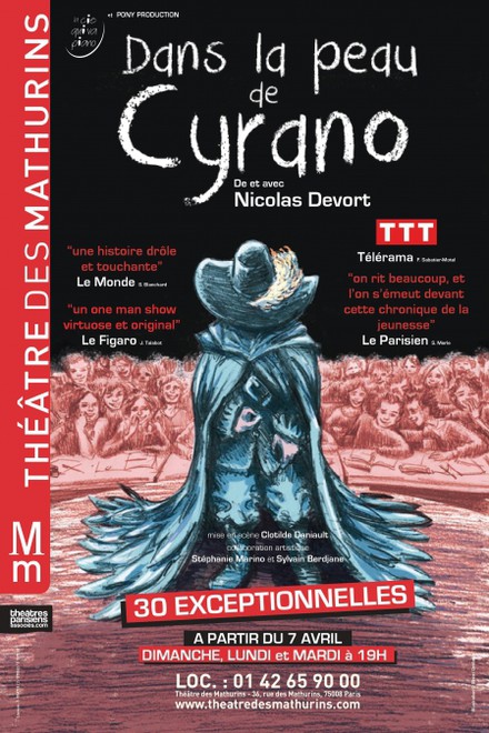 Dans la peau de Cyrano au Théâtre des Mathurins (Grande salle)