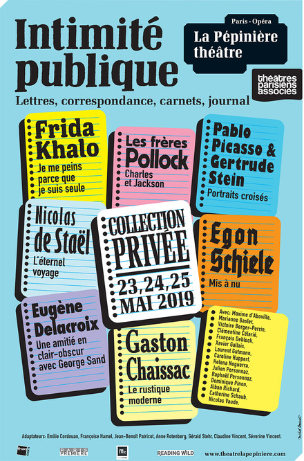 INTIMITE PUBLIQUE - 2019 au Théâtre de La Pépinière
