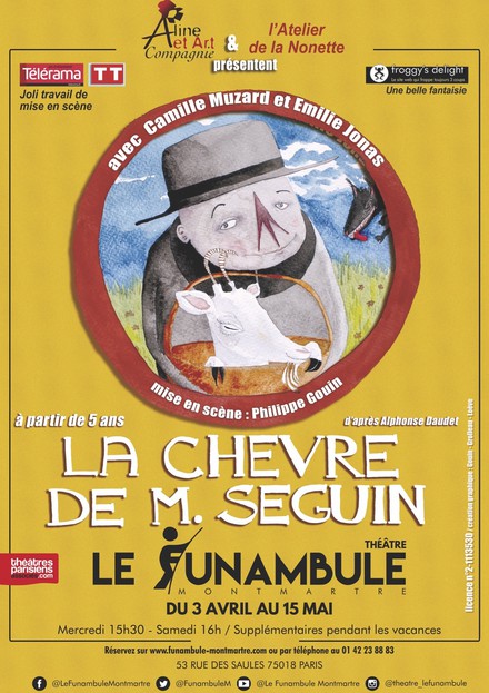 La chèvre de M. Seguin au Théâtre du Funambule Montmartre