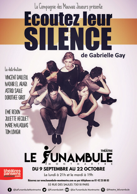 Ecoutez leur silence au Théâtre du Funambule Montmartre