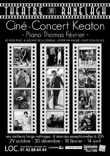 Ciné Concert KEATON, Théâtre le Ranelagh