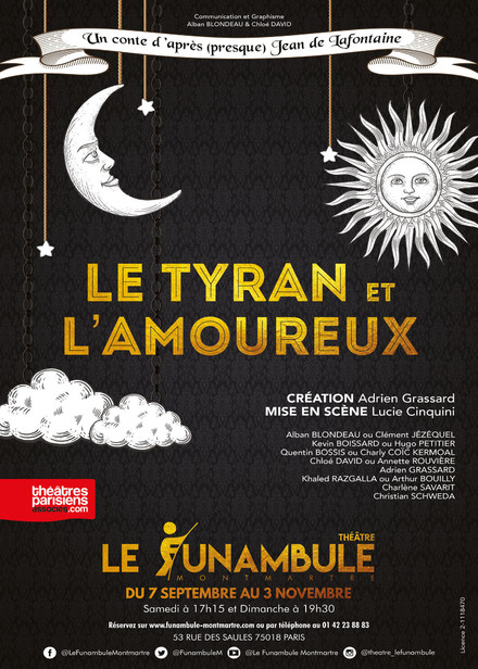 Le tyran et l'amoureux au Théâtre du Funambule Montmartre