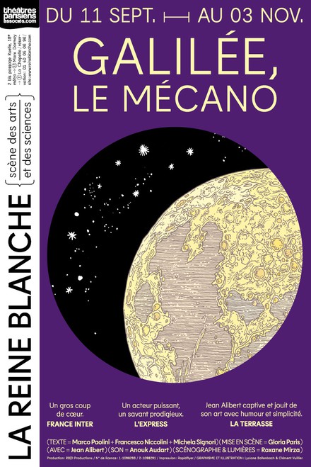 Galilée, le mécano au Théâtre de La Reine Blanche