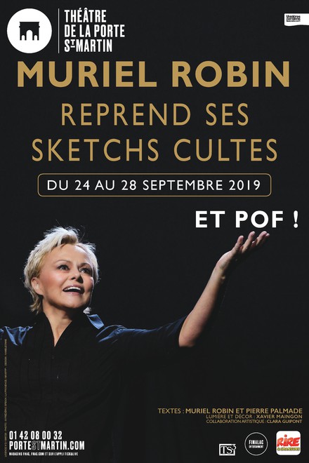 Muriel Robin - Et Pof ! au Théâtre de la Porte Saint-Martin
