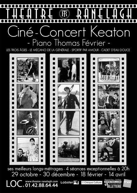 Ciné Concert KEATON au Théâtre le Ranelagh