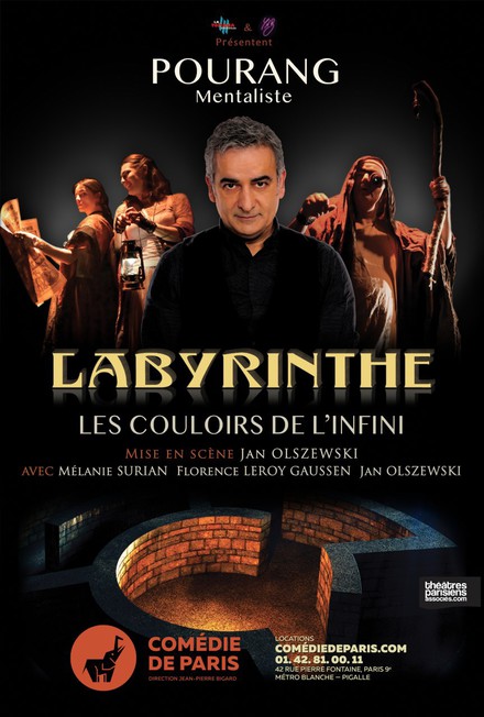 POURANG - LABYRINTHE Les couloirs de l'infini au Théâtre Comédie de Paris