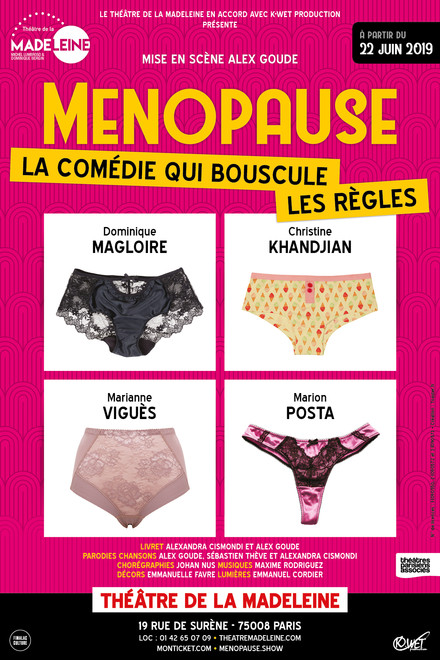 Ménopause au Théâtre de la Madeleine