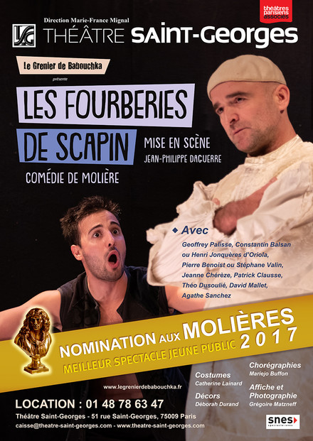 Les fourberies de Scapin au Théâtre Saint-Georges