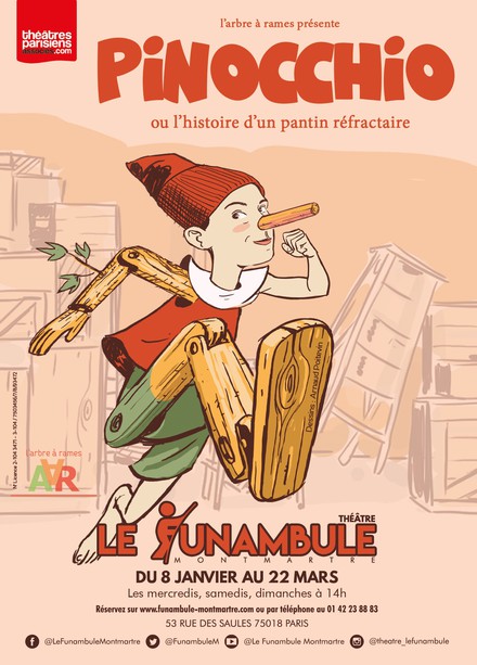 Pinocchio au Théâtre du Funambule Montmartre