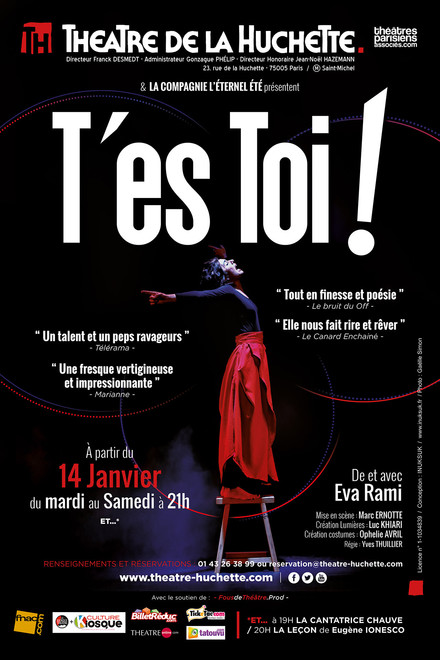 T'ES TOI ! au Théâtre de La Huchette