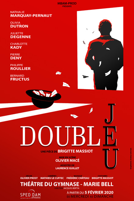 Double Jeu au Théâtre du Gymnase Marie Bell