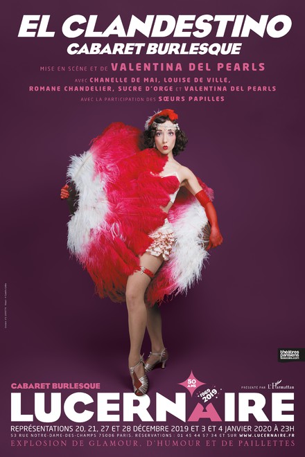 El Clandestino, cabaret burlesque au Théâtre Lucernaire