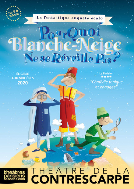 Pourquoi Blanche Neige ne se réveille pas ? La fantastique enquête écolo ! au Théâtre Le Contrescarpe