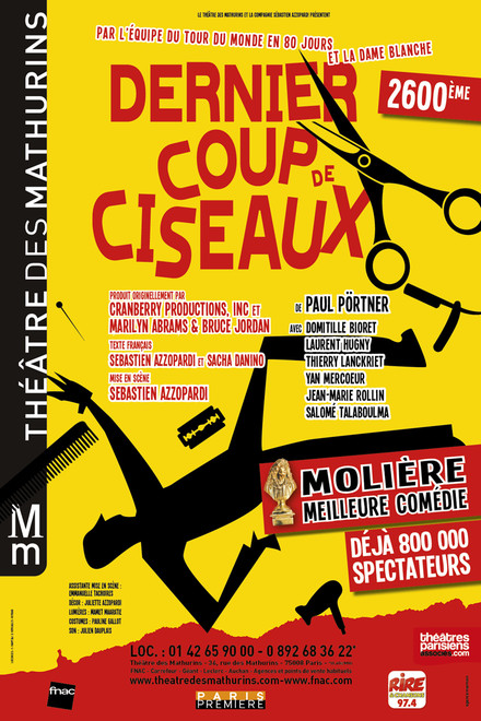 Dernier coup de ciseaux au Théâtre des Mathurins (Grande salle)