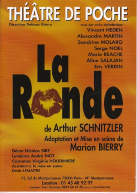 La Ronde au Théâtre de Poche-Montparnasse (Grande salle)