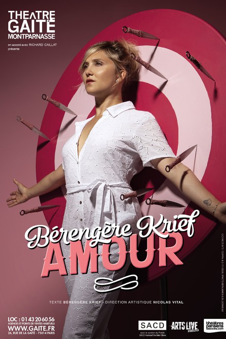 « AMOUR » Bérengère Krief au Théâtre de Paris - Salle Réjane