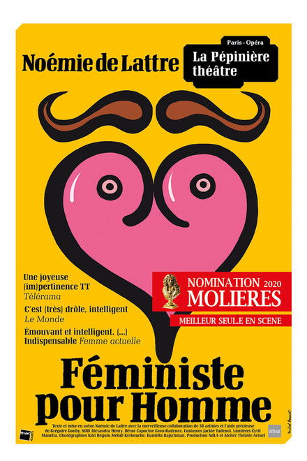 Noémie de Lattre dans Féministe pour Homme au Théâtre de La Pépinière