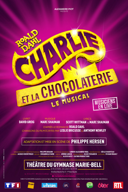 Charlie et la chocolaterie Le Musical au Théâtre du Gymnase Marie Bell