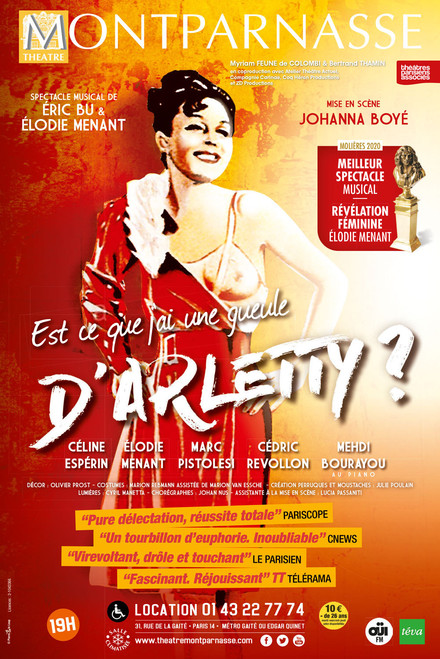 Est-ce que j'ai une gueule d'Arletty ? au Théâtre du Petit Montparnasse