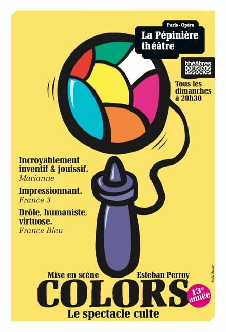 COLORS, le spectacle culte au Théâtre de La Pépinière
