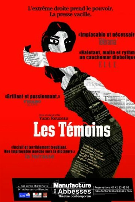 Les Témoins au Théâtre la Manufacture des Abbesses