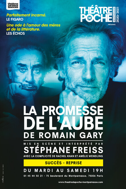 La promesse de l'aube au Théâtre de Poche-Montparnasse
