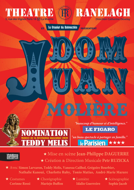 Dom Juan au Théâtre le Ranelagh