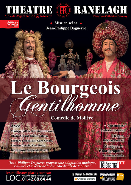 Le Bourgeois Gentilhomme au Théâtre le Ranelagh