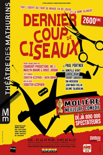 Dernier coup de ciseaux au Théâtre des Mathurins (Grande salle)