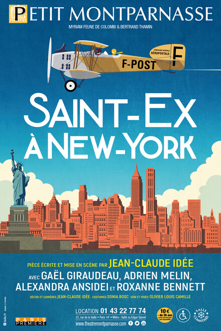 Saint-Ex à New-York au Théâtre du Petit Montparnasse