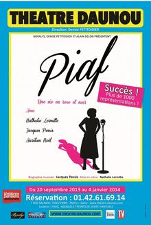Piaf, une vie en rose et noir, Théâtre Daunou
