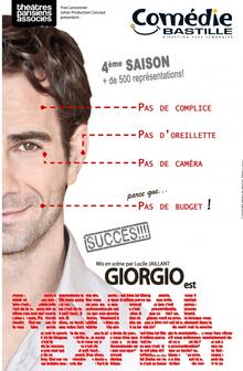 Giorgio est Mental Expert, Théâtre Comédie Bastille