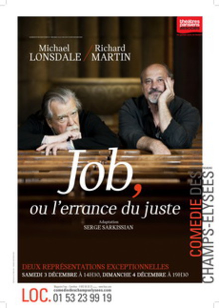 Job ou l'errance du juste au Théâtre de la Comédie des Champs-Elysées