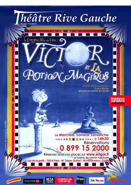 Victor et la potion magique au Théâtre Rive Gauche