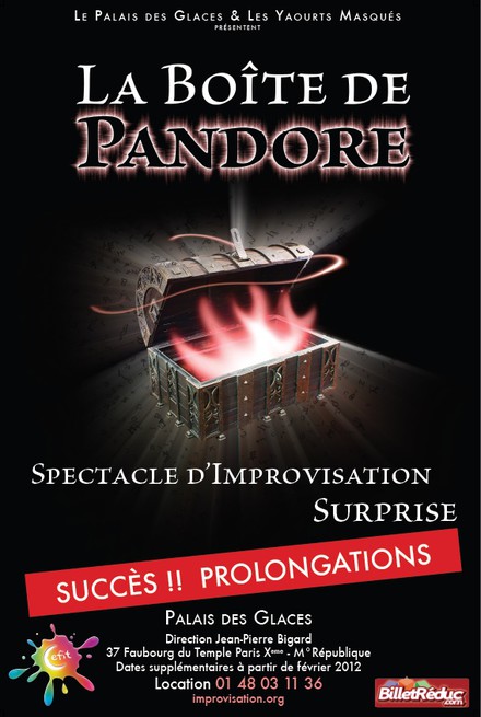 La Boite de Pandore au Théâtre Palais des Glaces