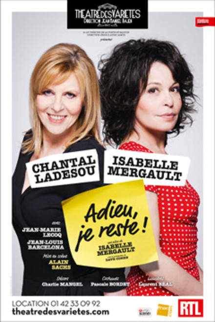 Adieu, je reste au Théâtre des Variétés
