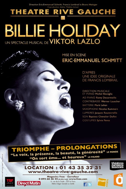 Billie Holiday au Théâtre Rive Gauche