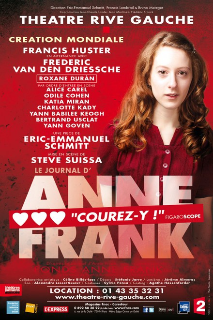 Le Journal d'Anne Frank au Théâtre Rive Gauche