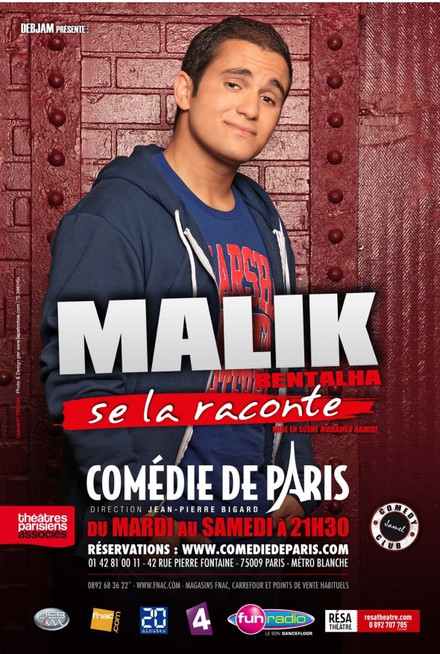 Malik Bentalha se la raconte au Théâtre Comédie de Paris