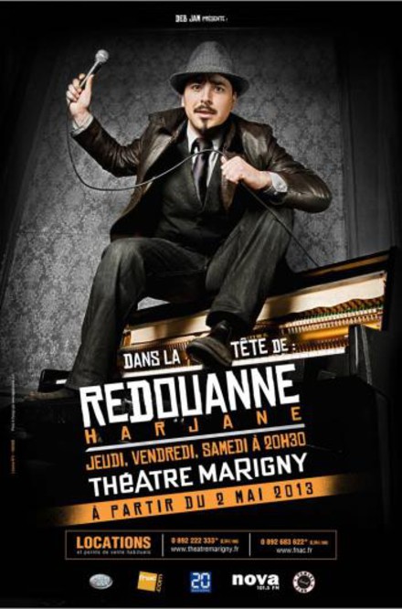 Dans la tête de Redouanne Harjane au Théâtre Marigny Studio