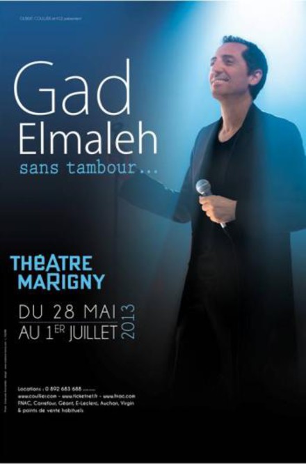 Gad Elmaleh sans tambour au Théâtre Marigny