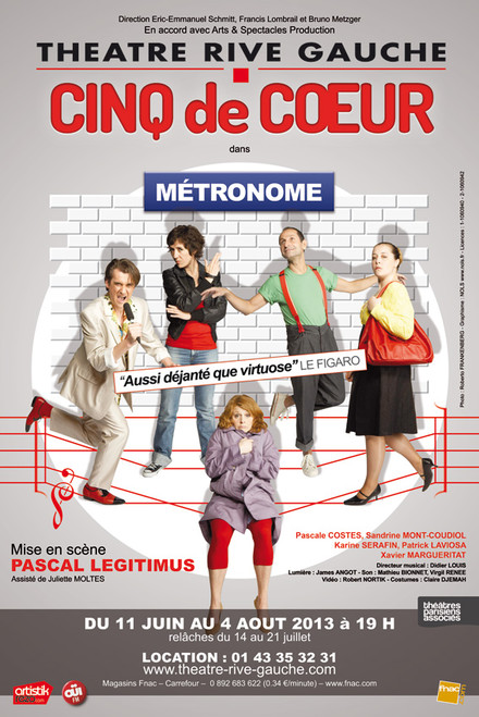 Cinq de Coeur dans Métronome au Théâtre Rive Gauche