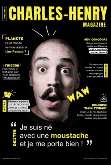 Charles-Henry magazine au Théâtre La compagnie du Café-Théâtre