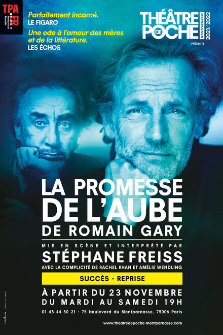 La promesse de l'aube au Théâtre de Poche-Montparnasse (Grande salle)